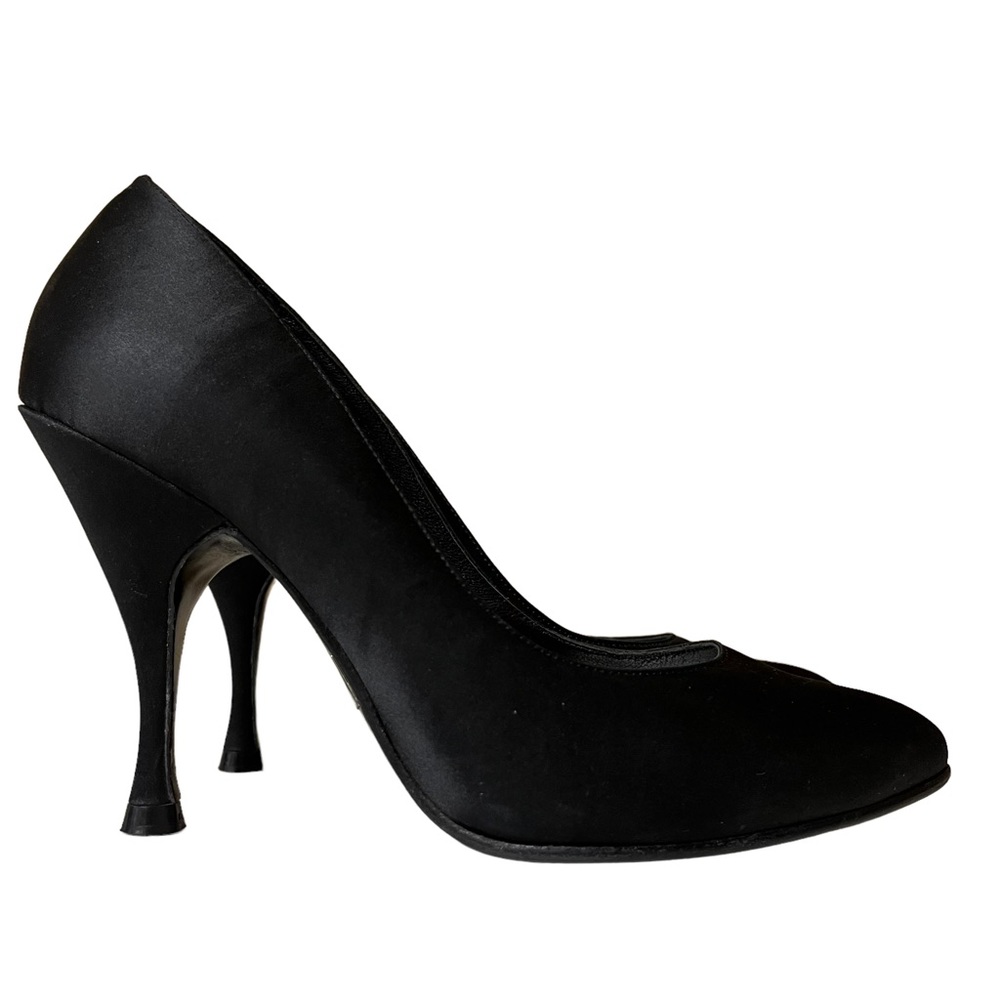 Badgley Mischka Black Classic Heel Pumps Women's Size 6.5M